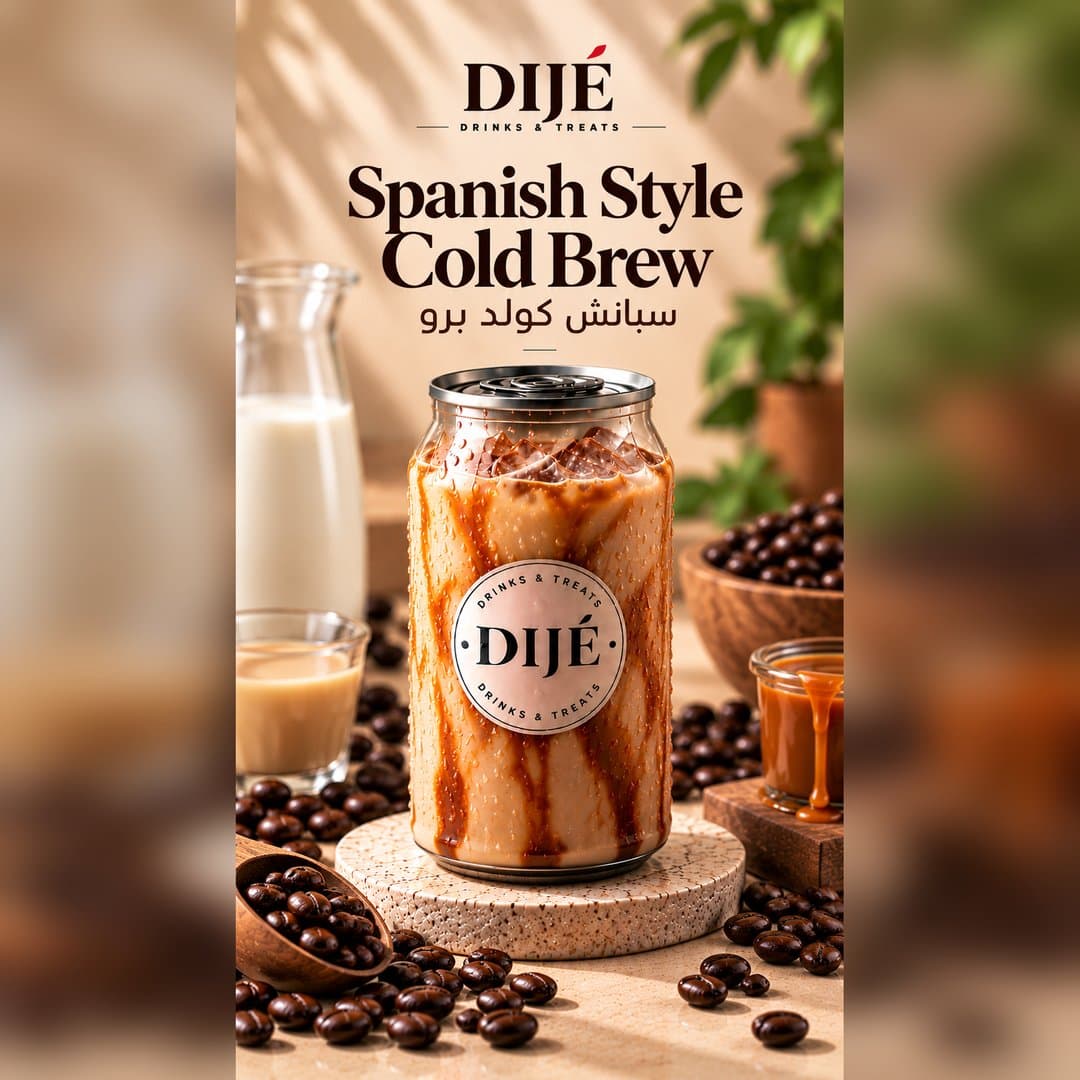 Spanish Style Cold Brew+ Cold Foam | سبانش ستايل كولد برو + كولد فوم